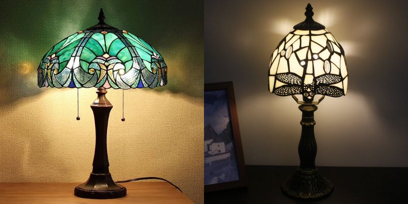 What Are the Available Sizes and Dimensions of Tiffany Lamps on Amazon?